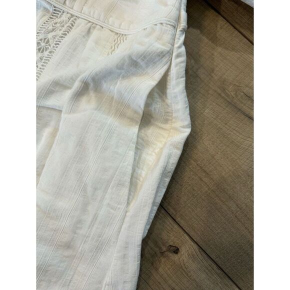 The Kooples White Ecru Embroidered Dress Women's 1 small cottagecore Boho Eyelet - Picture 6 of 7